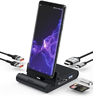 Baseus Switch Dock, Samsung Dex Station 7 in 1 Docking Station USB C with 4K HDMI, 100W PD, USB 3.0/2.0, SD/TF Card Reader, Portable Charging Stand for Switch/Switch OLED, Samsung, Huawei Desktop Mode