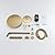 Shower System, Brushed Gold Shower Faucet Set Contain High Pressure 12 inch Round Rain Shower Head with Handheld, Wall Mounted Golden Brush Rainfall Shower Mixer Combo Set for Bathroom