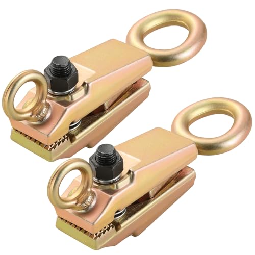 NATGAI 2 Pack 5 Ton 2-Way Auto Body Clamp, Self-Tightening Frame Pull Clamp Grips for Collision Repair, Sheet Metal Maintenance & Car Door Fender Edge Repair, Auto Body Repair Tool