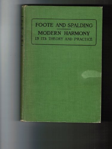 Modern Harmony in Its Theory and Practice, Revi... B001MVB8I4 Book Cover