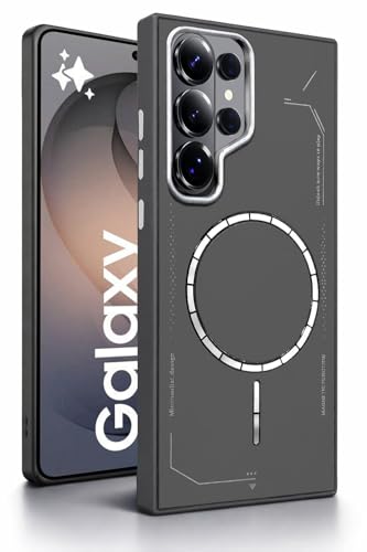 Image of DIZORO Premium Magnetic Case Compatible with Samsung S26 Ultra 5g, [Military Grade Drop Protection][Fit for MagSafe], Anti-Fingerprint & Soft Touch Full Body Protective Back Cover (Titanium)