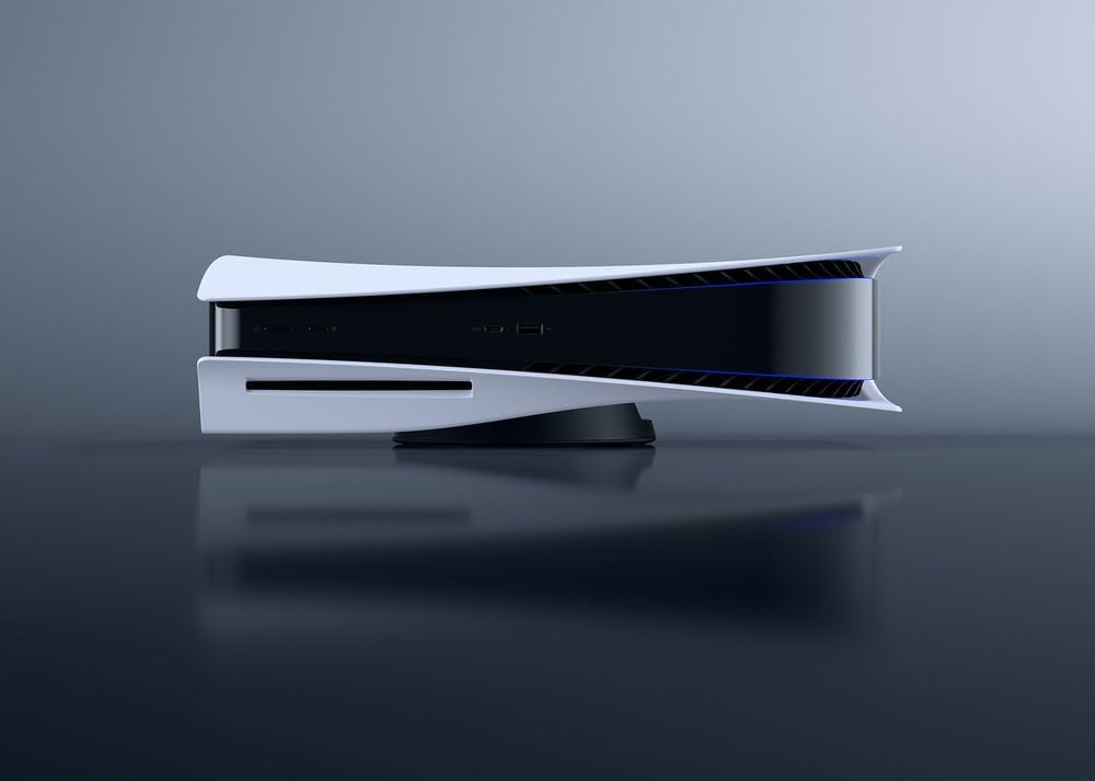 PlayStation 5 Slim Disc Version 1 TB. SSD Console with Wireless Dualsense Controller - PS5 Gaming System, White