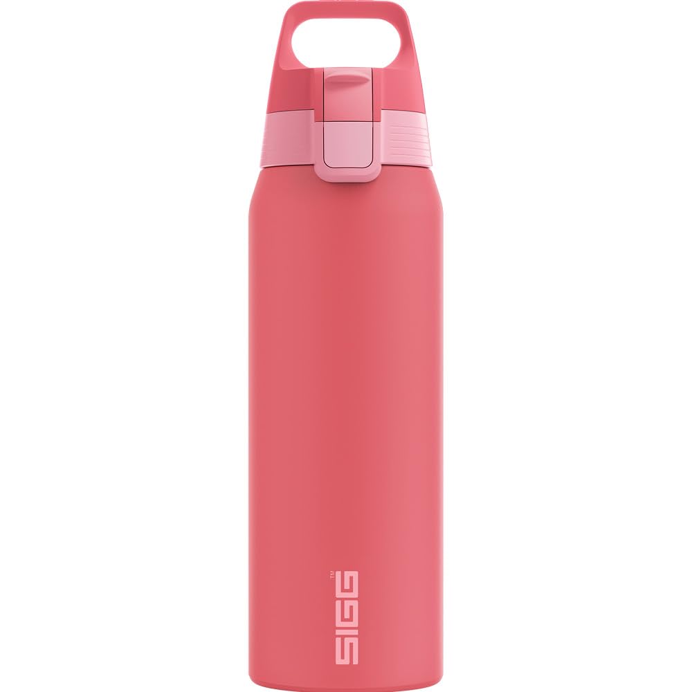 SIGG - Insulated Water Bottle - Shield Therm One Multicolor Ruby - Carbonated Drinks - Leak-Proof - Dishwasher Safe - BPA Free - 90% Recycled Stainless Steel - 0.75 L