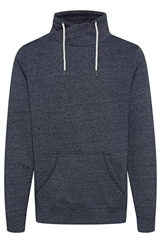 Blend Lono Sweatpullover Sweatshirt Herren Pullover mit Tubeneck. Größe:M. Farbe:Dress Blues (194024)