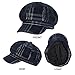 Womens Newsboy Caps Corduroy Cabbie Hat Visor Beret Hat Fashion Ladies Pageboy Caps for Womens Chemo Hat Navy Color