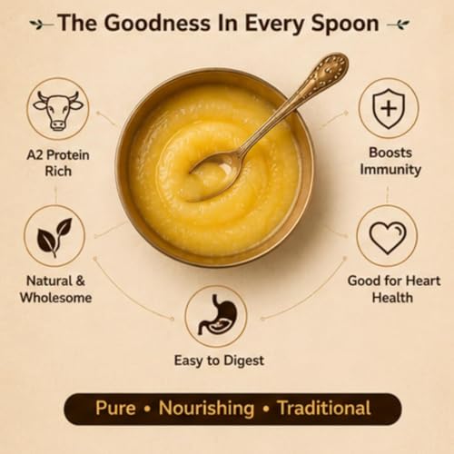 Image of Good Mitti A2 Gir Cow Ghee 250 ML | Traditional Bilona Method Cultured Desi Ghee | Grass Fed Pure Cow Ghee | Lab Tested, Natural & Healthy | Rich Aroma | Healthy Cooking Cow Ghee | Glass Jar | Indian Gir Cow Ghee
