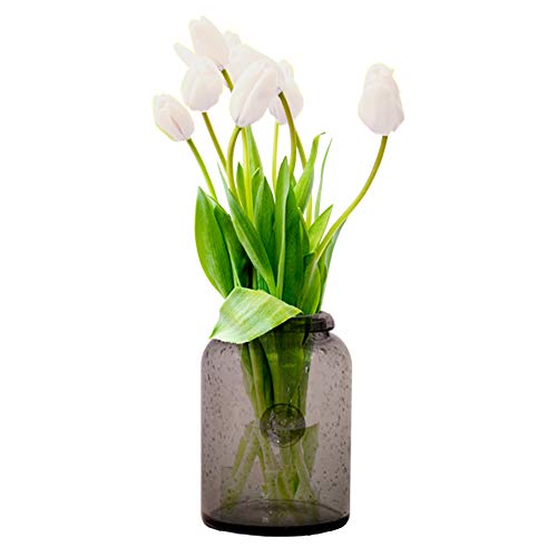 Tamia-Home Windlicht Teelichthalter Vase Bubble Glas mit Siegel grau (klein) 10194438 Cover