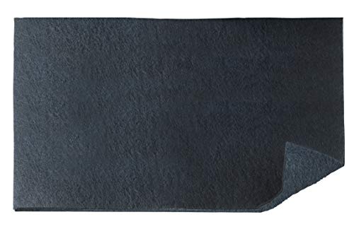 WENKO Filtro de olores de carbón activo - Filtro para campanas extractoras contra los olores de la cocina, Poliéster, 57 x 47 cm, Negro