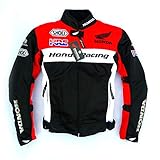 motorradjacke textil rot Sicherheit und Verschleißfestigkeit: Die Rückseite hat elastische Falten zur Verbesserung der Trageleistung, Titanlegierung hat eine hohe Festigkeit, Korrosionsbeständigkeit und hohe Hitzebeständigkeit, um die Fahrsicherheit zu verbessern, verschleißfeste Schutzaufkleber verbessern die Fahrsicherheit