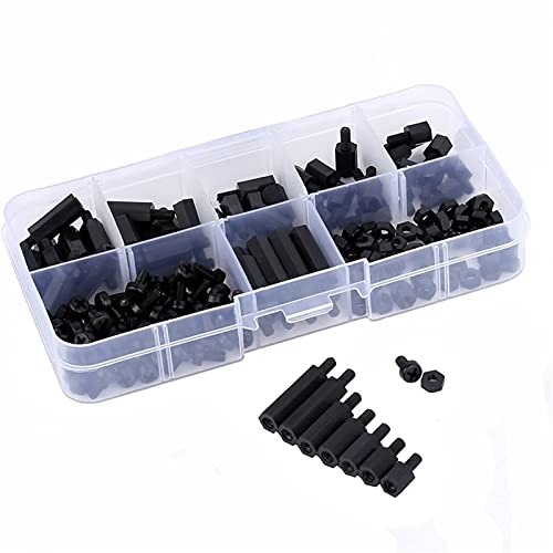 180Pcs M3 Nylon Screw Assortment