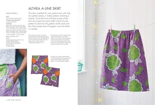 Sewing with African Wax Print Fabric: 25 vibrant projects for handmade clothes and accessories