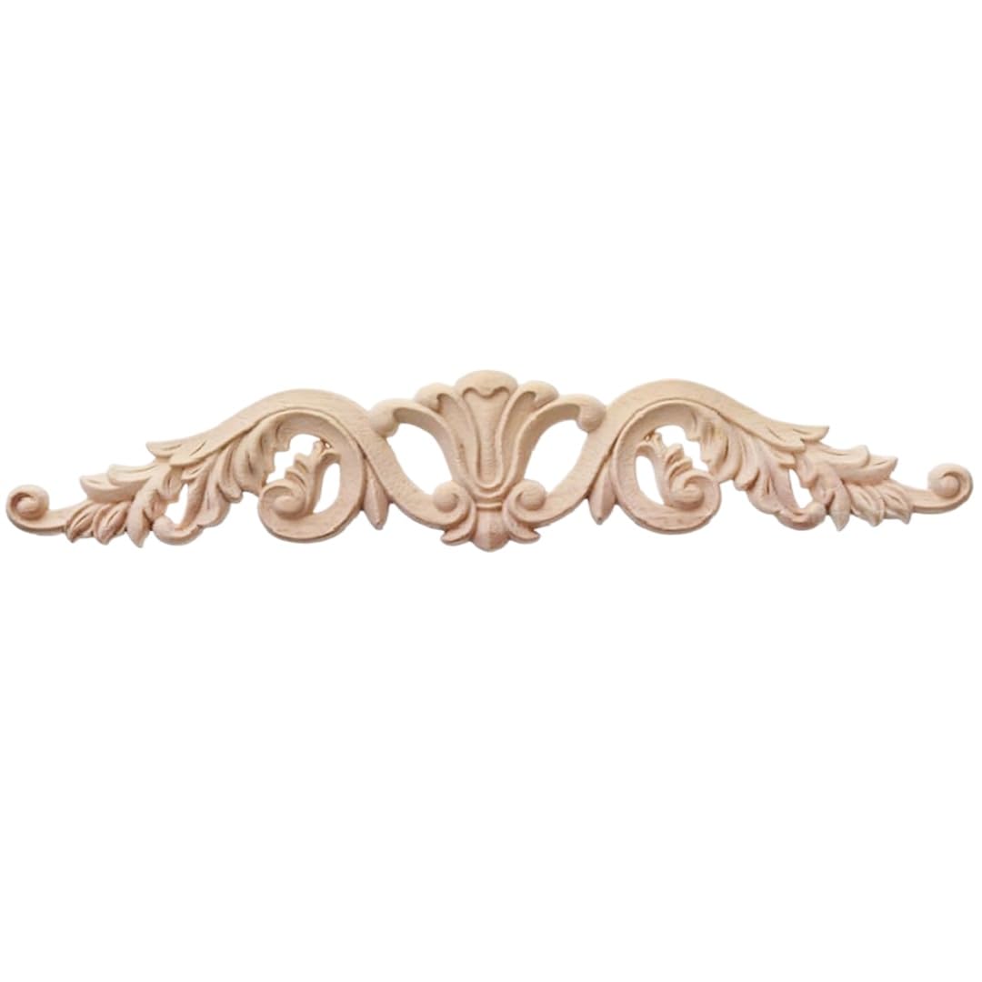 Applique en bois sculpté long : sublimez votre buffet de salon
