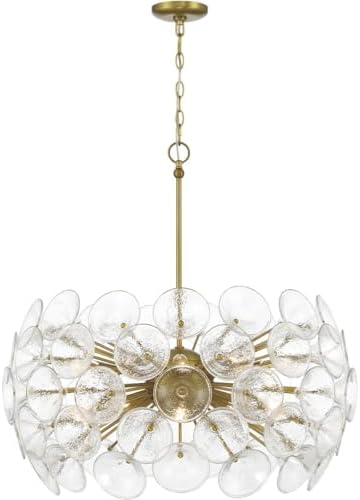 Minka Lavery 3657-695 Winter Chandelier, 10 B10.5 Candelabra E12 Socket(s), Soft Brass (Bulbs Not Included)