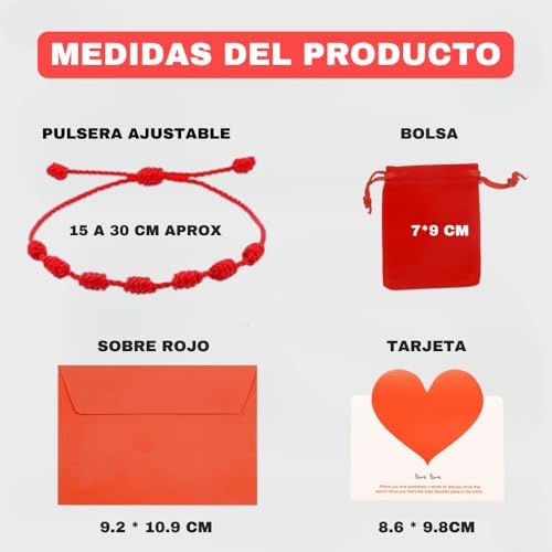 Pack 3: Pulsera Roja y Accesorios 417Afi+ICHL. AC SR38. SL1000