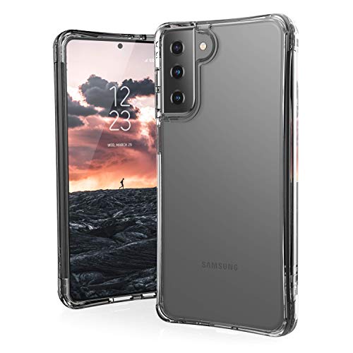 URBAN ARMOR GEAR UAG Designed for Samsung Galaxy S21 Plus 5G Case [6.7-inch Screen] Rugged Lightweight Slim Shockproof Transparent Plyo Protective Cover, Ice