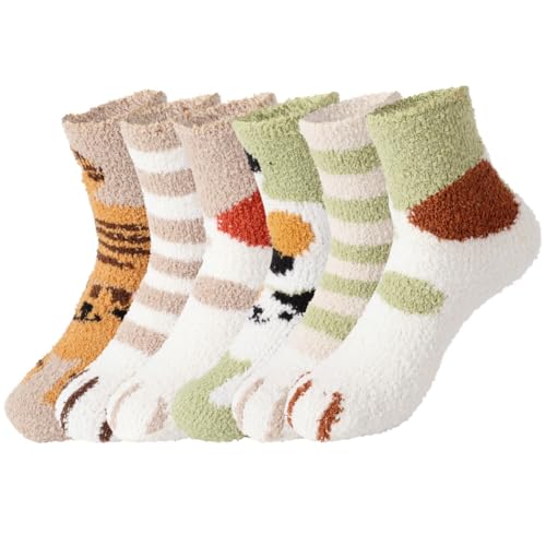 Calcetines más gruesos contra pies fríos: pack de invierno con pata de gato