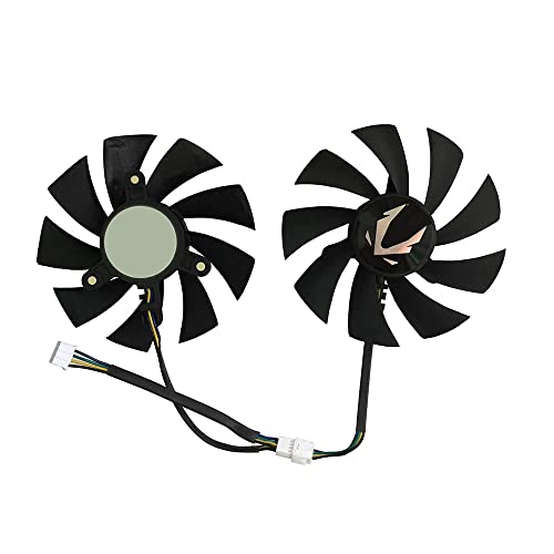 87mm GA92A2H Graphics Card Cooling Fan Cooler Intended for ZOTAC Gaming GeForce GTX 1660 1660Ti AMP, Gaming GeForce RTX 2060 2070 Super Mini Video Card Fan (DC 12V 2pcs/1 Set)