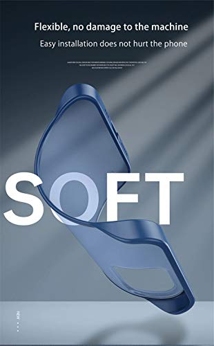 Image of EGOTUDE Ultra Slim Frameless Matte Hard Thin Back Cover Case for iPhone 12 & iPhone 12 Pro (Polycarbonate, Blue)