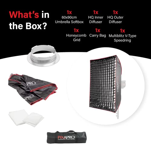 PIXAPRO Grande Softbox rettangolare facile da