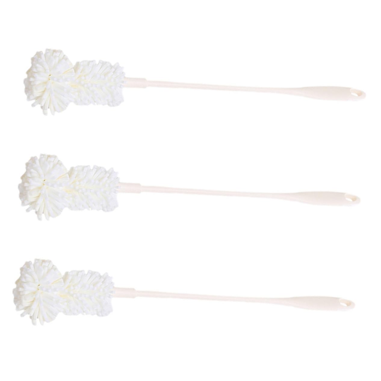 Beavorty 3pcs Sponge Bottle Brush Glass Cup Cleaning Brush Portable Cup Bottle Cleaner Water Cup Brush Long Handle Brush Milk Bottle Brush Sponge Milk Bottle Brush Bottle Brush