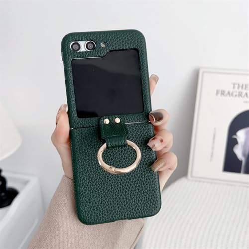 Coque Z Flip 3 anti-chute en cuir souple pour éviter les casses
