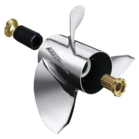 Michigan Wheel 933523 Ballistic A-Series 3-Blade Stainless Steel Propeller - RH, 14-1/4" Diameter x 23" Pitch Cover