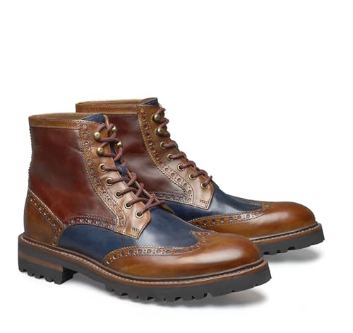 Johnston & Murphy Men's Dudley Lug Wingtip Boot Ankle4