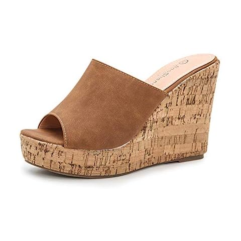 Morbuy Women Comfy Summer Wedge Slippers Cover