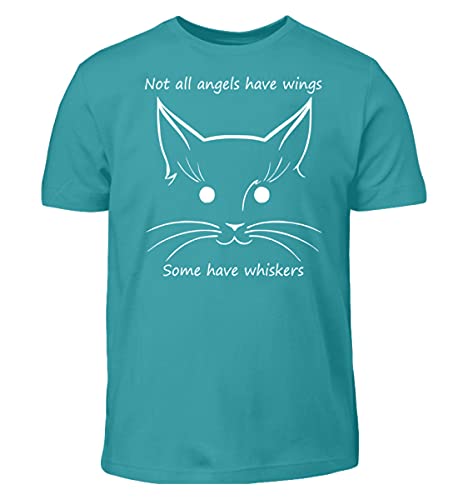 T-shirt chat ange enfant bleu un cadeau idéal pour anniversaire