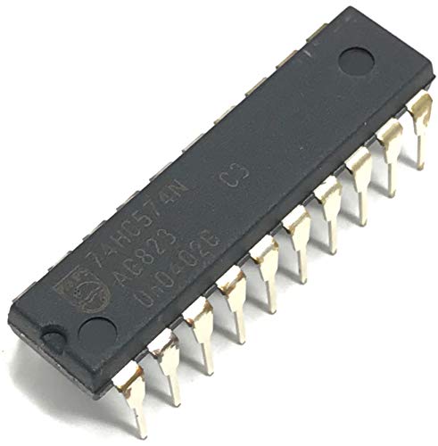 Juried Engineering CD74HC574E 74HC574 Octal Edge-Triggered D-Type Flip-Flops with 3-State Outputs Breadboard-Friendly (1 Piece)