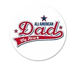 Item#37659 - All American Dad Edible Icing Image Cake Decoration Topper -1/4 Sheet - D5769