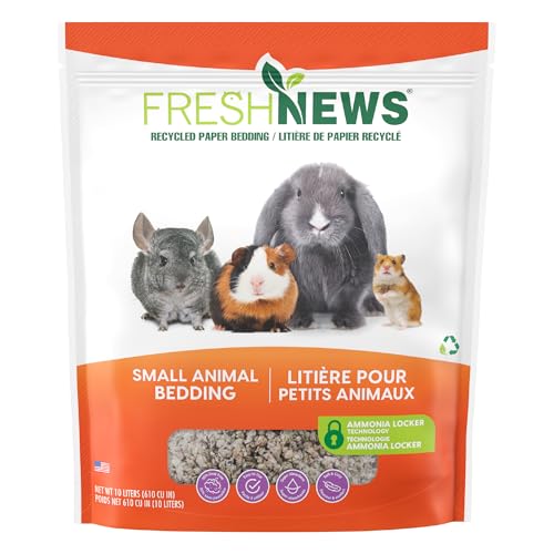 Image of Fresh News Recycled Paper Bedding, Small Animal Bedding, 10 Liters