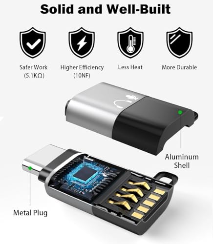 Image of REDWIND USB C to Light ing Audio /Mic Adapter Type-C Male to Female 8pin Earbuds Splitter Compatible with iPhone 17 /16 Pro /Plus /Pro Max 16e iPad Pro iPad Air 6 /5 MacBook Galaxy S25 /S20 One Plus