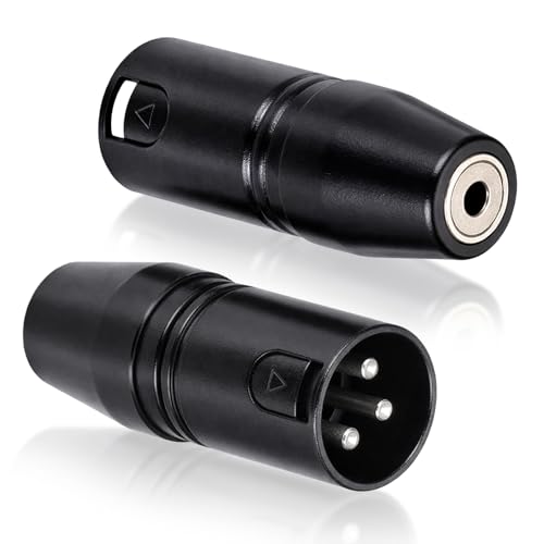 Adaptador XLR a 3.5mm, pack de 2 unidades miniatura 1