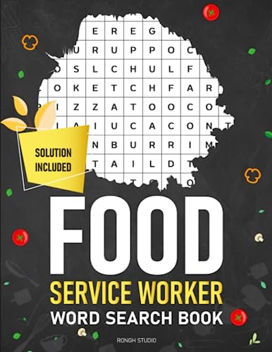 Food Service Worker Word Search Book: A Puzzle Book with Food Service Working Terms