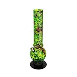 Acrylbong Mit Metallköpfchen und Chillum Bong aus Kunststoff Wasserpfeife...