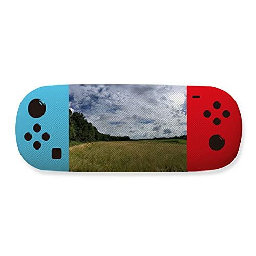 Étui de rangement pour lunettes de jeu motif sky clouds forest nature