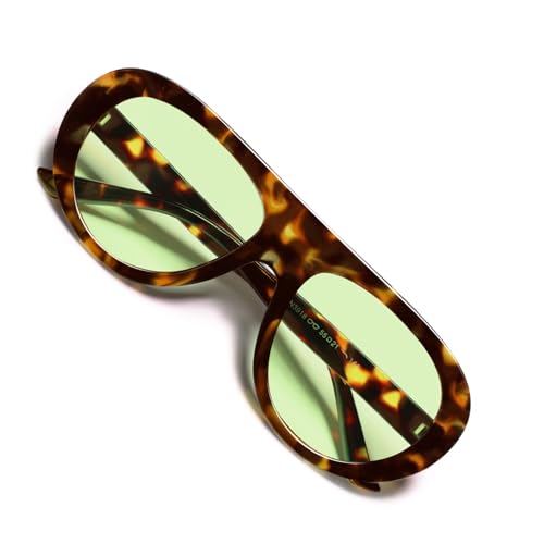 Image of VANLINKER Oversized Retro Aviator Sunglasses for Women Men Chic 70s Vintage Style Trendy 2026 Chunky Sun Glasses VL9865