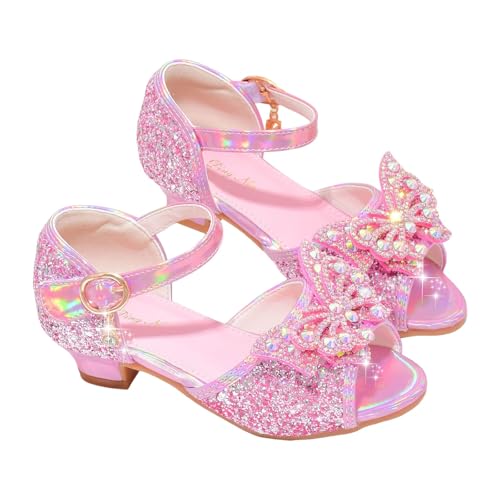 Mädchen Prinzessin Sandalen Absatz KinderSchuhe High Heel Kleid...