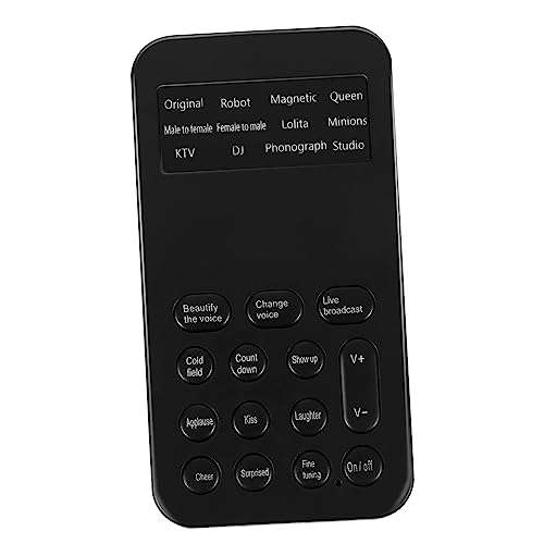 STOBOK Voice Changer for Anchor Portable Mini Sound Card Effects Easy Computer Connection for Gaming and Live Streaming Compatible Devices