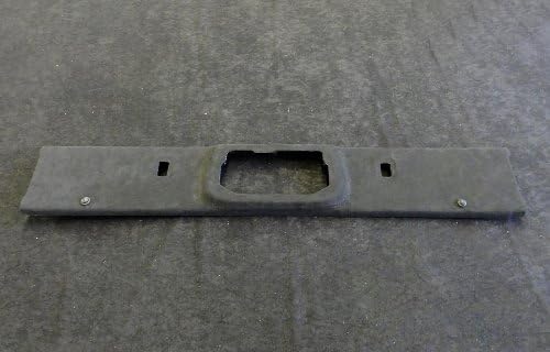 RedlineGoods Windshield Header Compatible with Ford Mustang 2005-09. Tailor Made - not Universal. Genuine top-Grade Italian Black Suede (Alcantara) with Silver Thread