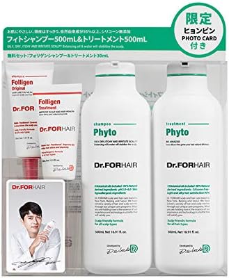 Amazon シャンプー トリートメント ドクターフォーヘア 韓国 人気 コスメ ヒョンビン フィト シリーズ Dr For Hair Phyto 男性 女性 メンズ レディース 500ml 500ml セット Dr Forhair シャンプー コンディショナーセット 通販