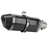 Slip-On Tubo Scarico Moto Fuga Suggerimenti Marmitta Per ZX6R Per ZX10 Per Z900 Per Z1000 38-51mm