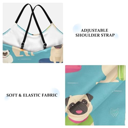 Toddler Funny Yoga Pug Dog One Piece Swimsuits for Girls 3T 202b29033