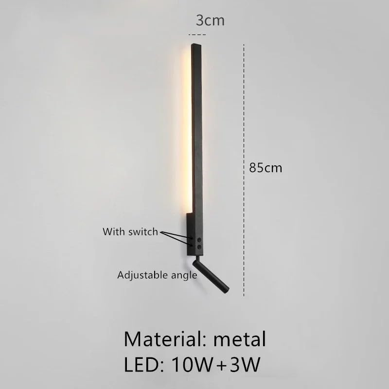 Lámparas de pared LED minimalistas largas de 85cm para decoración moderna 2