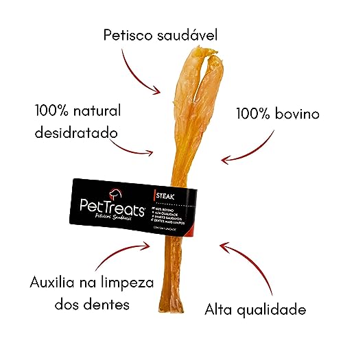 Petisco Steak Tendão Bovino para Cães