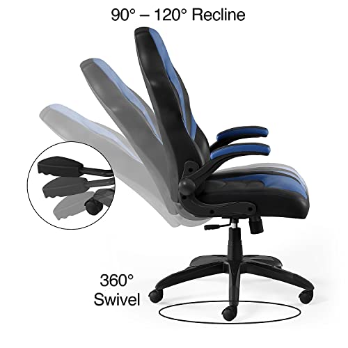 Image of Staples Emerge Vortex Gaming Chair, Ergonomic, Swivel, Black, 2-Pack | Adjustable-height ergonomic seating for gaming and home office use.