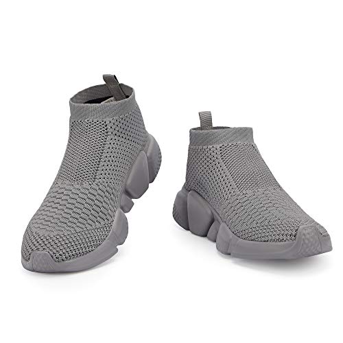 Image of Casbeam Men's Running Knit Comfortable Lightweight Breathable Casual Sports Shoes Fashion Sneakers Slip-On Walking Shoes