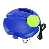 Lunaobrik Tennistrainer | Solitär-Trainingsgerät mit Bällen - Tragbarer Tennis-Trainer, für Anfänger Erwachsene Zuhause Fitnessstudio Hof Indoor Outdoor Feld