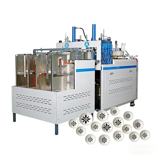 Industrial Paper Plate Machine with Flexible Setup Supports Custom Orders Suitable for Food Service Catering and Packaging Manufacturers Commercial Production Line